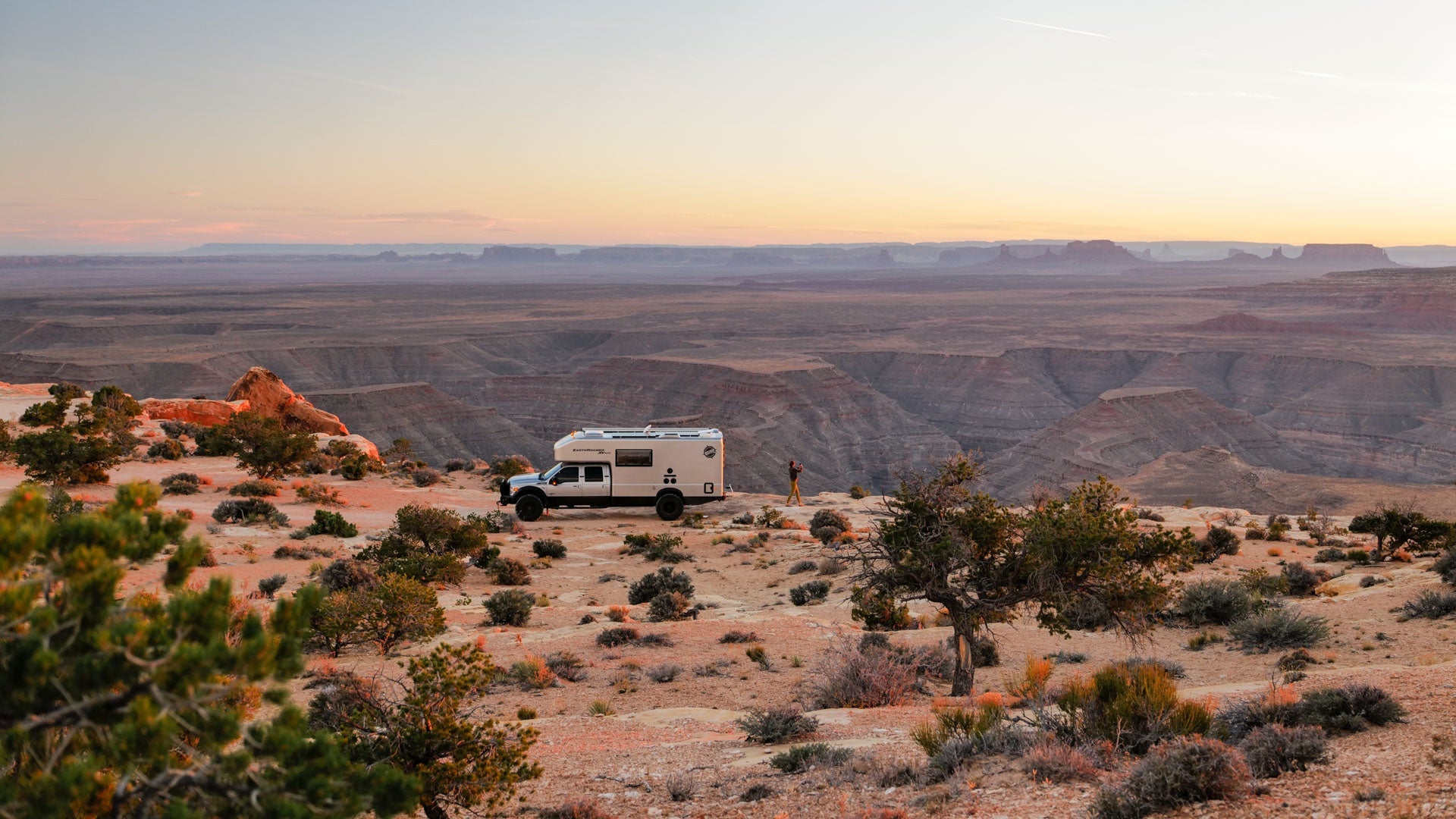 A land rover defender traverses van zyl's pass in northern namibia, taken by matthew scott