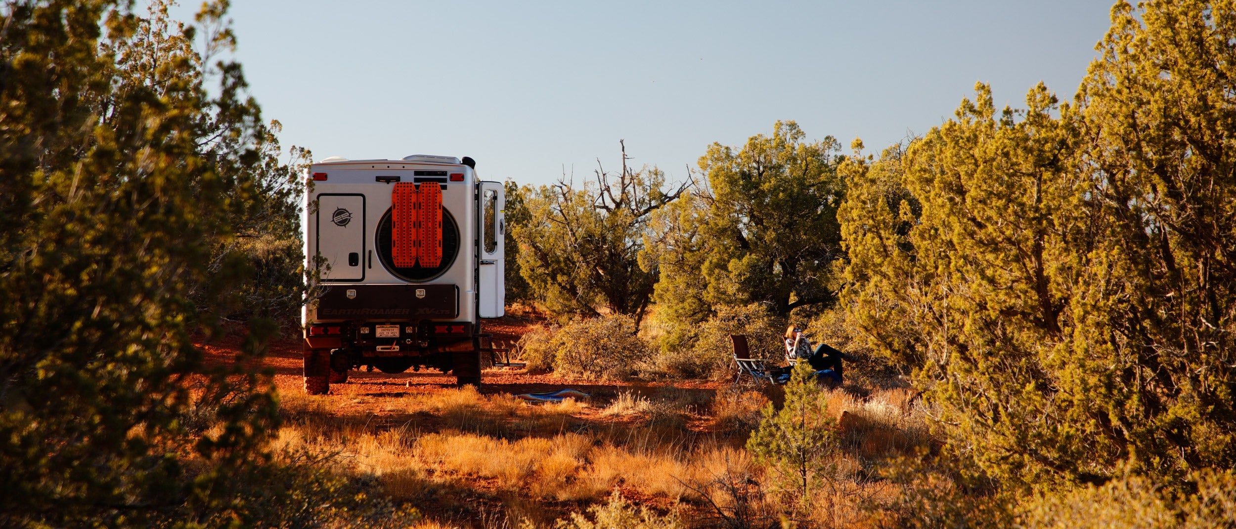 Overland Kitted best-selling overlanding gear, including MAXTRAX Recovery Boards and spare tire accessory brackets.