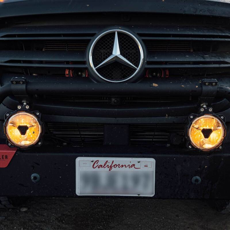KC HiLiTES Gravity Titan LED 6" Single Light - SAE Driving Beam, in use