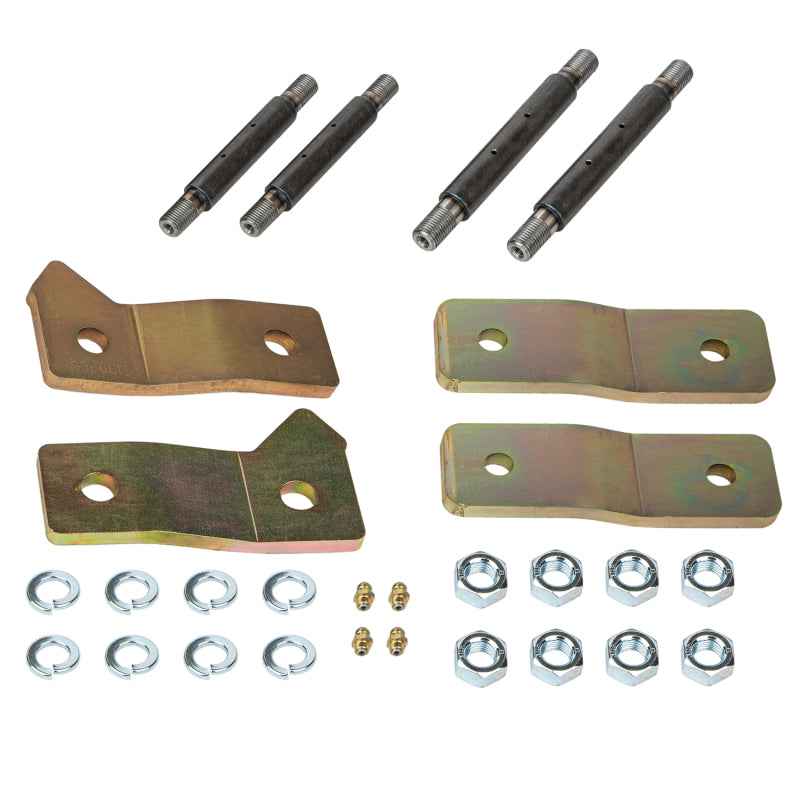 Kit hardware layout — OME greasable shackle kit OMEGS18