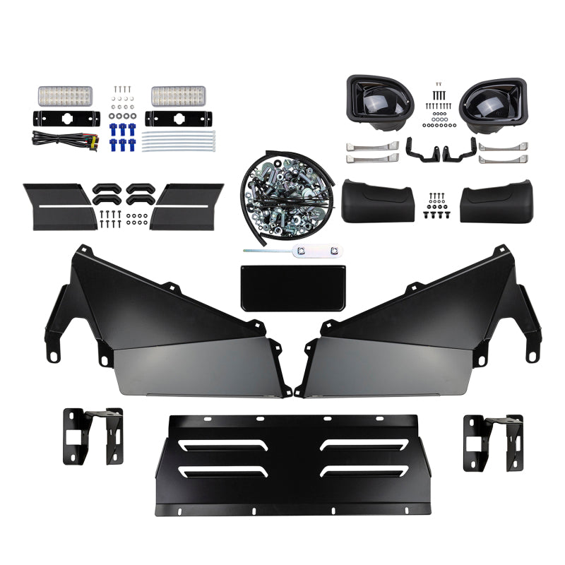 ARB Summit MKII bull bar for Nissan NP300 Navara, straight-on front view