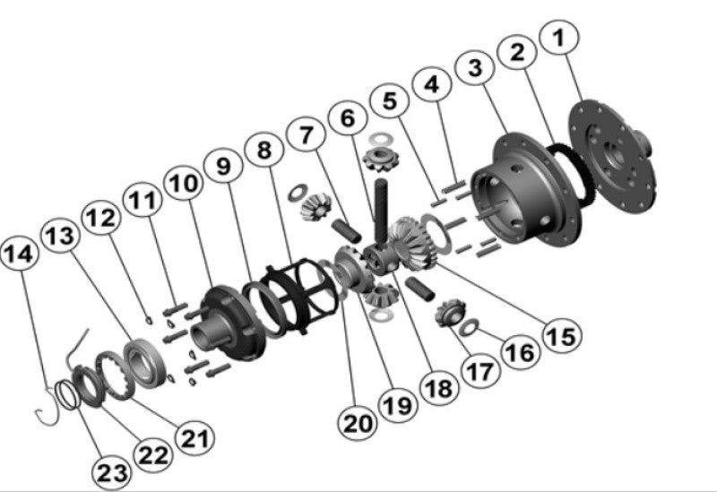 ARB Air Locker spare retaining pin kit, part number 120701SP