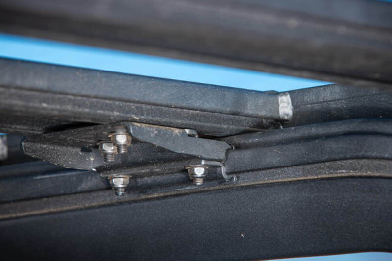 ARB BASE Rack mounting kit hardware laid out