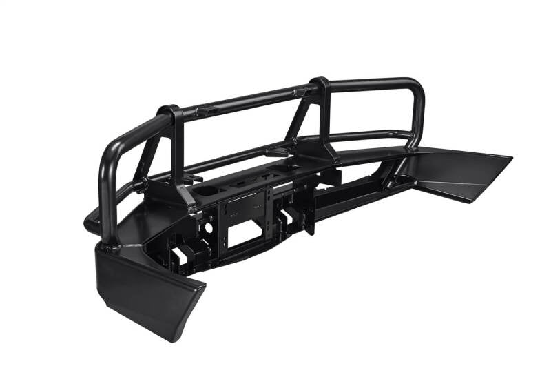 ARB Deluxe winch bumper for 2003-2007 Toyota Land Cruiser 100 Series — angled detail view