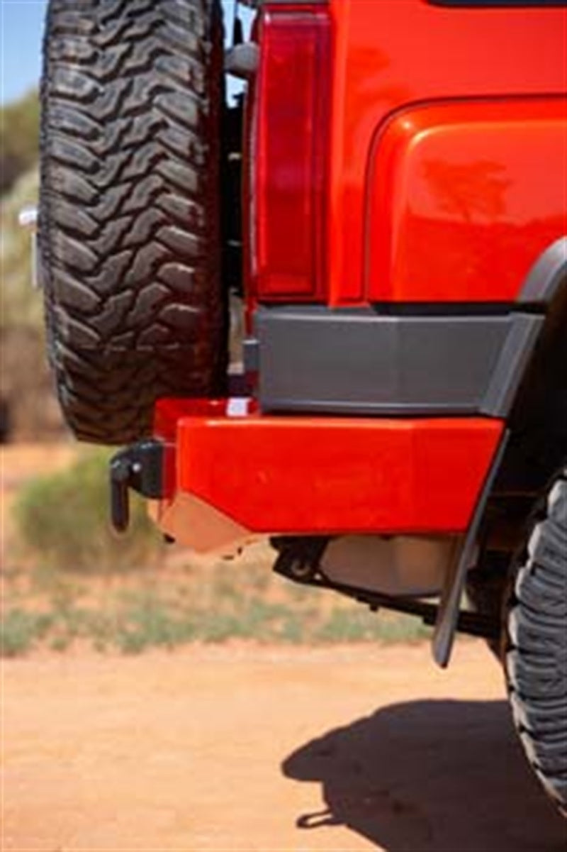 ARB Hummer H3 rear bar — recovery and tow mounting detail
