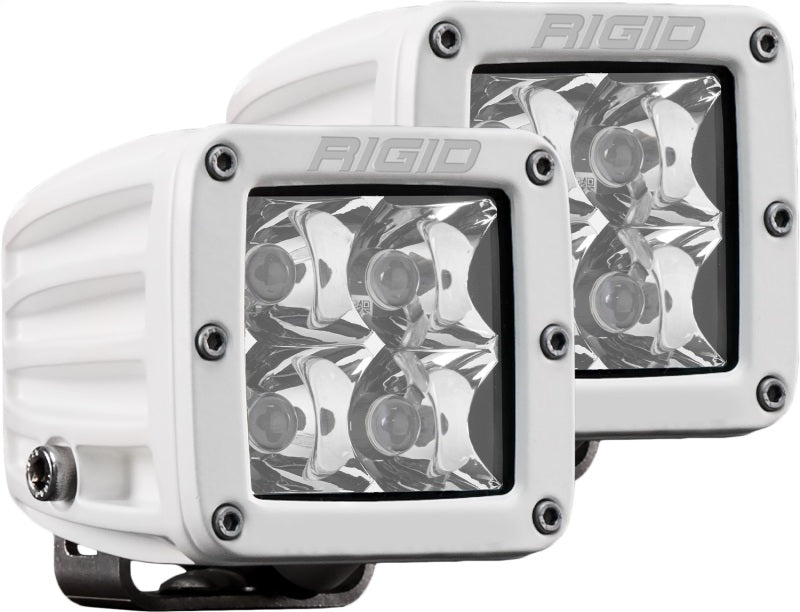 RIGID Marine Dually spot LED pod pair, illuminated — view 8