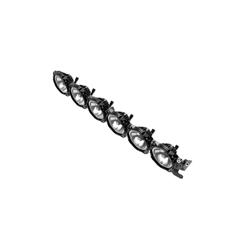KC HiLiTES Gravity LED Pro6 39in Light Bar Front Bumper Kit, Ford Bronco 2021-2024, connection detail