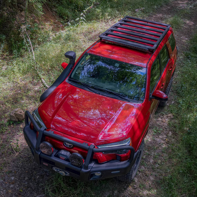 ARB BASE Rack wind deflector fitted on 4Runner roof
