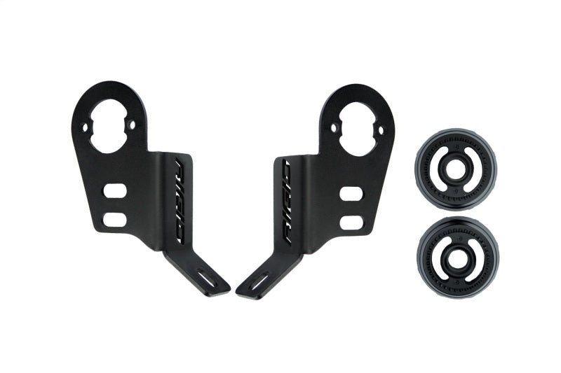 Black powder-coated stainless steel Rigid A-pillar mount for Polaris RZR XP Turbo