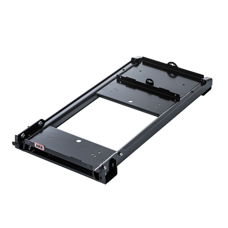 ARB extended fridge slide locking mechanism