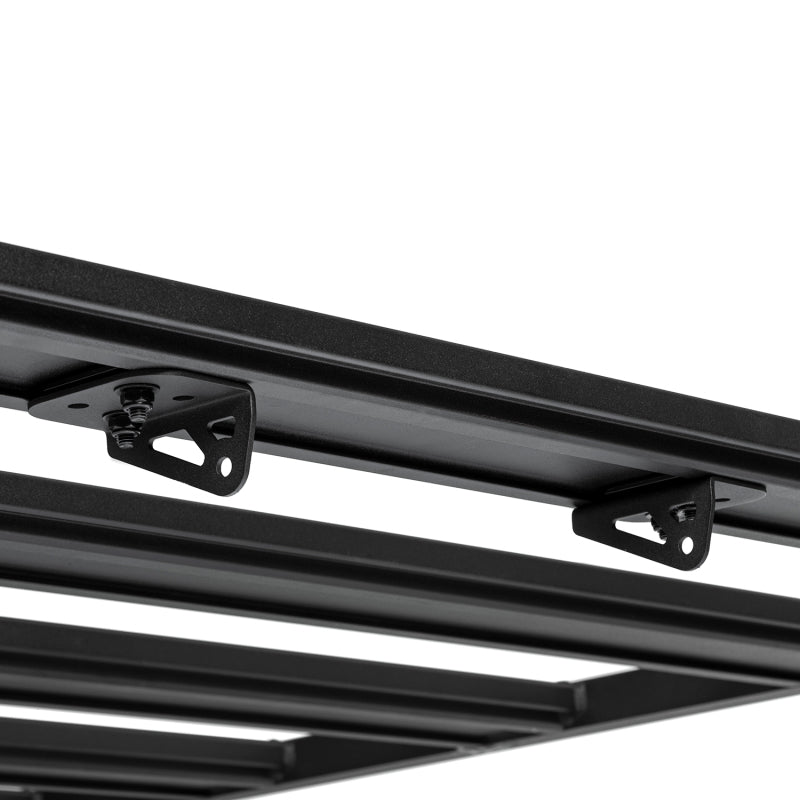 ARB under-rack light bar mount fitted beneath a BASE Rack cross beam