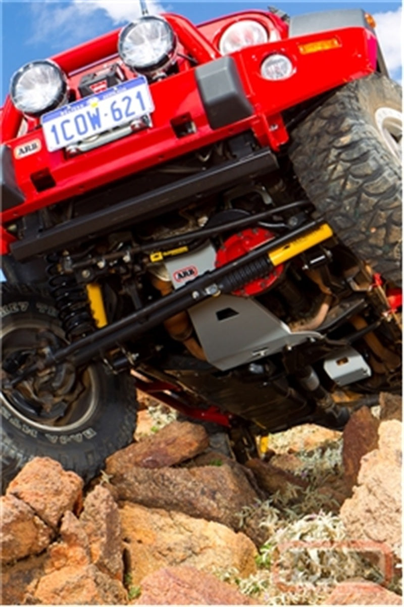 ARB under-vehicle skid plate for Jeep Wrangler JK — studio view