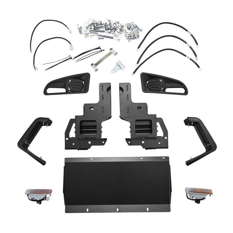 ARB Deluxe winch bumper for Land Cruiser 100 Series — side wing profile