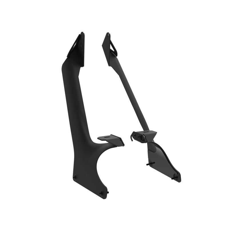 KC HiLiTES Overhead Mount Bracket Set for 50 in. Light Bar - Jeep Wrangler 392 / Gladiator Mojave 2021-2023 (Pair), mounted view