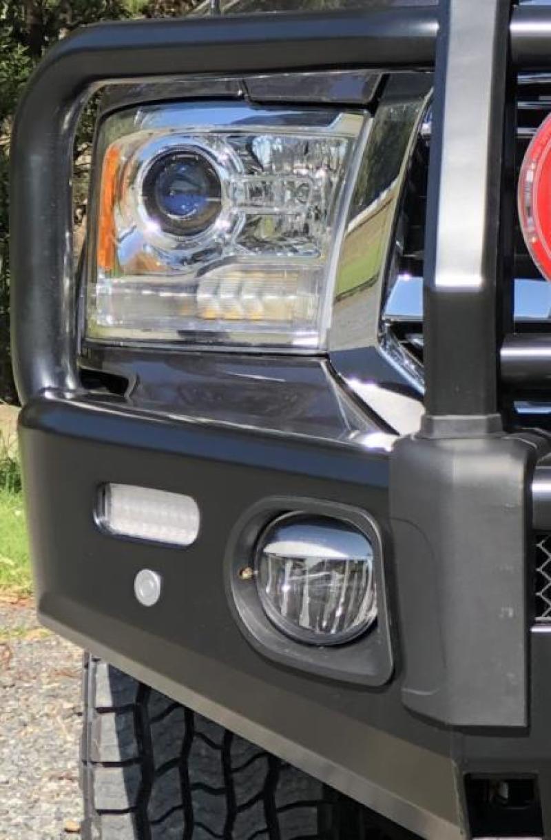 ARB Ram 1500 Summit bull bar winch mount detail