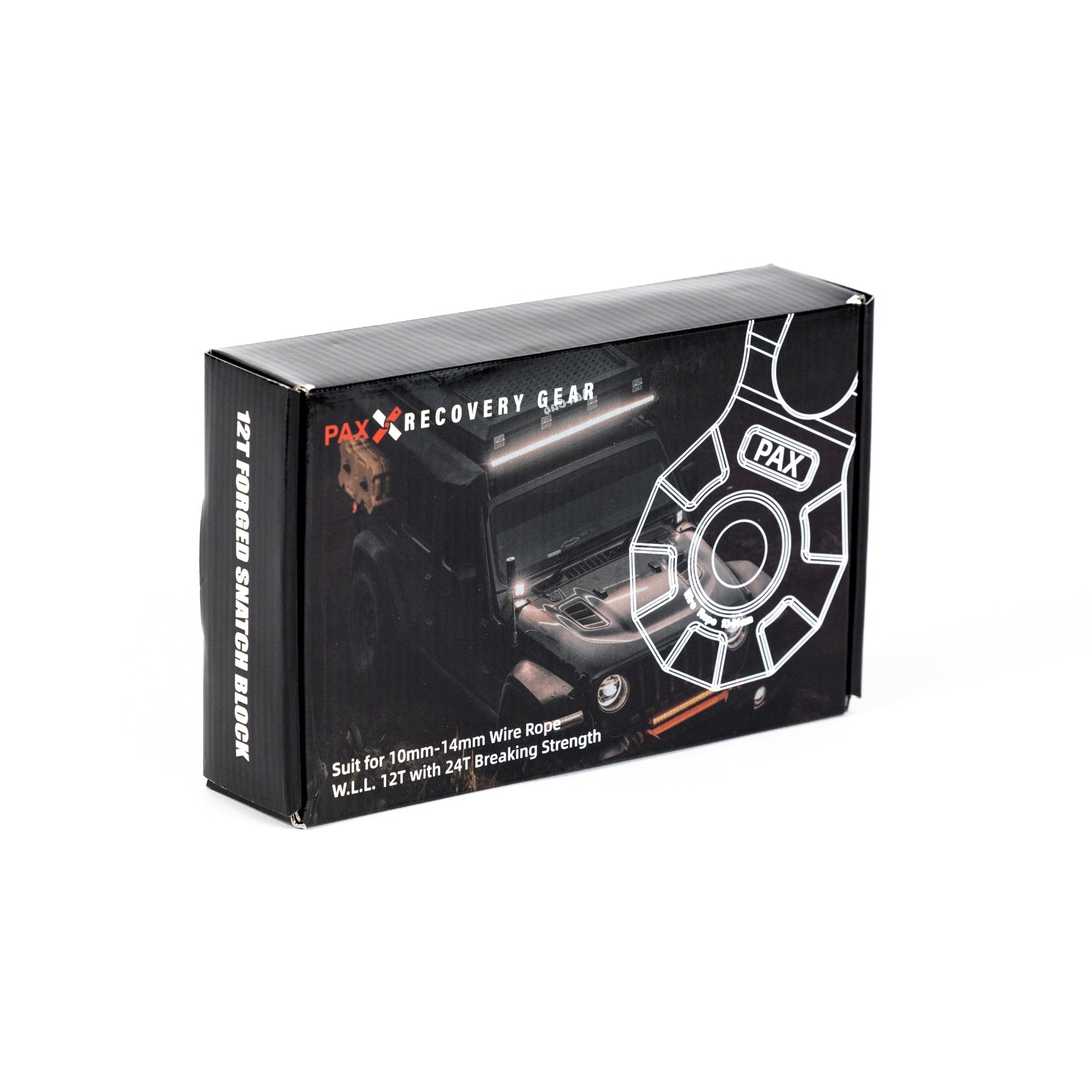 12 Ton Forged Snatch Block RotopaX- Overland Kitted