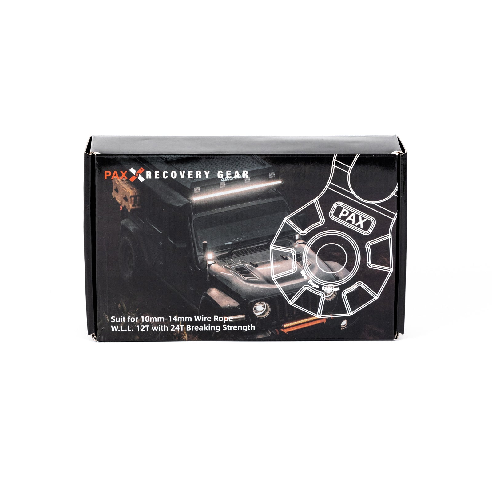 12 Ton Forged Snatch Block RotopaX- Overland Kitted