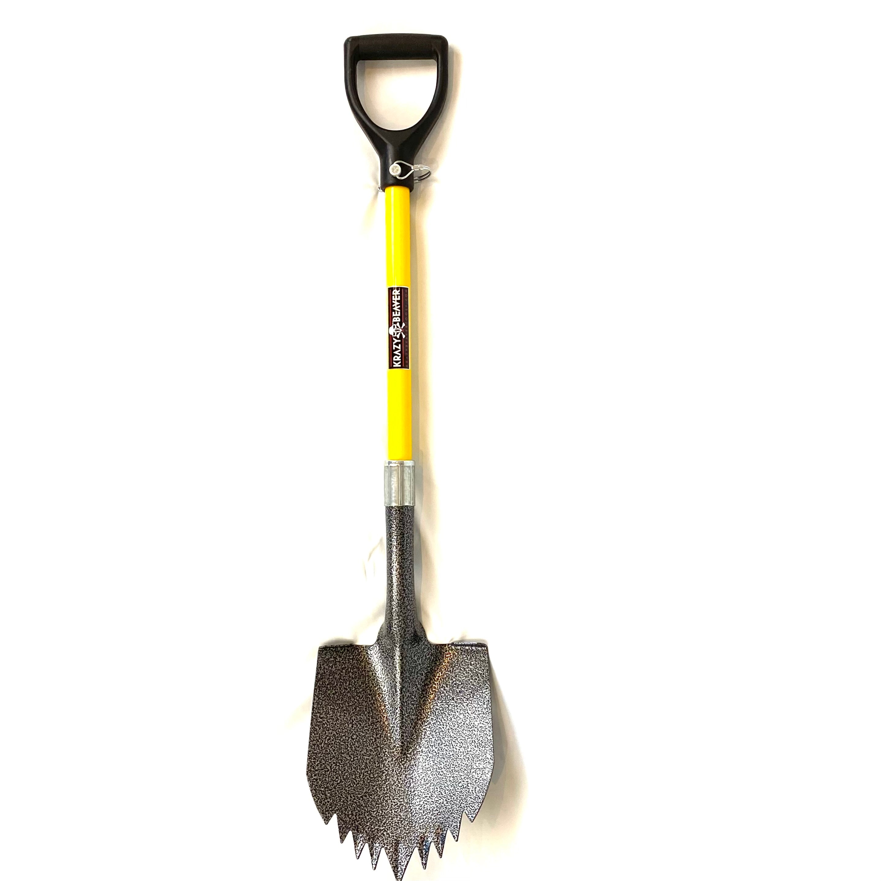 Krazy Beaver Shovel (Silver Vein / Yellow Handle 45639) Recovery Gear, Camping gear, Shovel, Camping Krazy Beaver Tools- Overland Kitted
