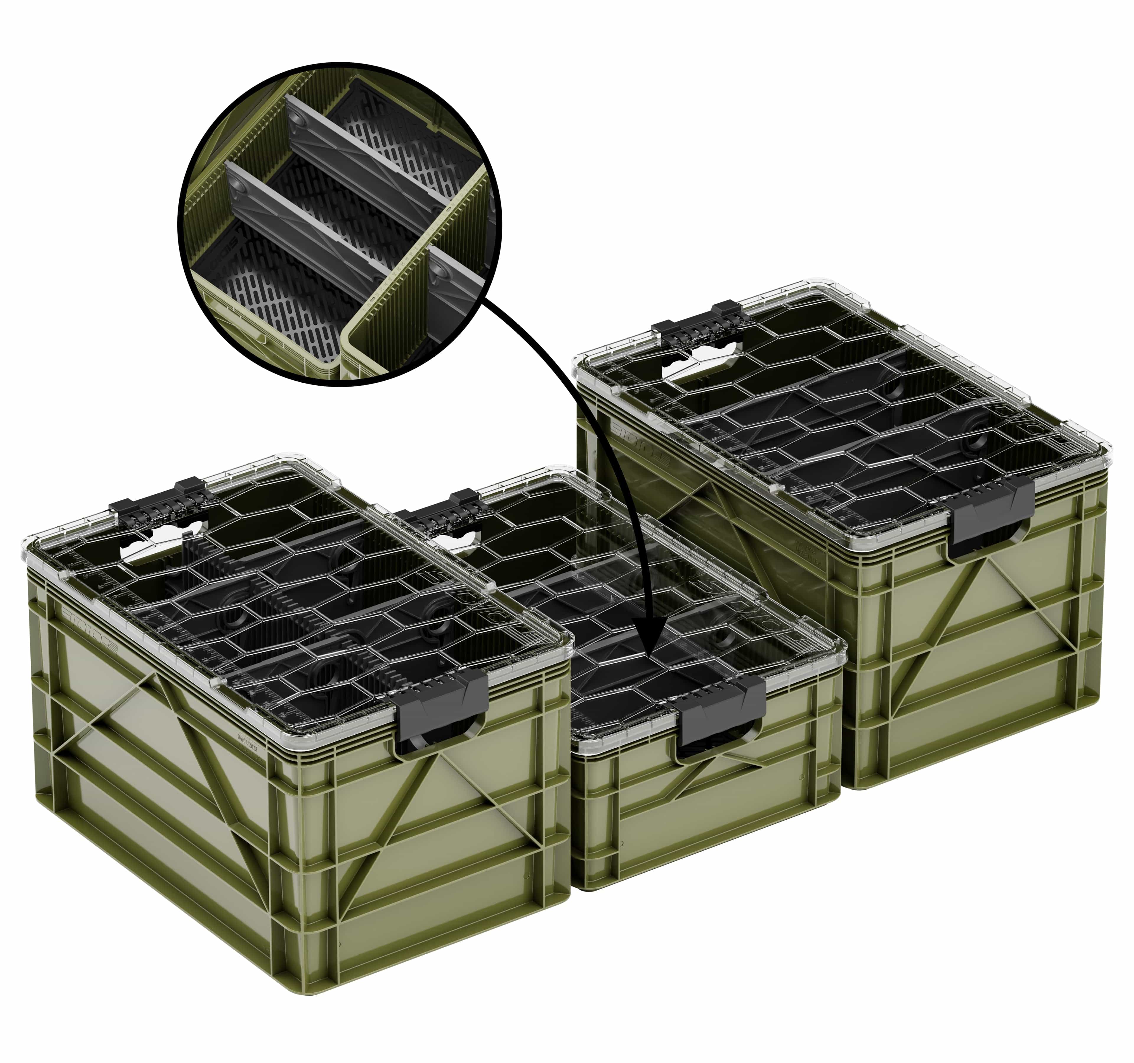 Pro Pack 2.0 Bundle Green SidioCrate- Overland Kitted