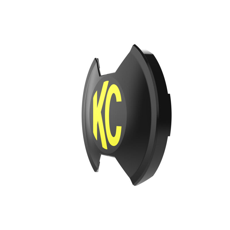 KC HiLiTES SlimLite 8in LED Light Cover - Black (Cover Only), in use