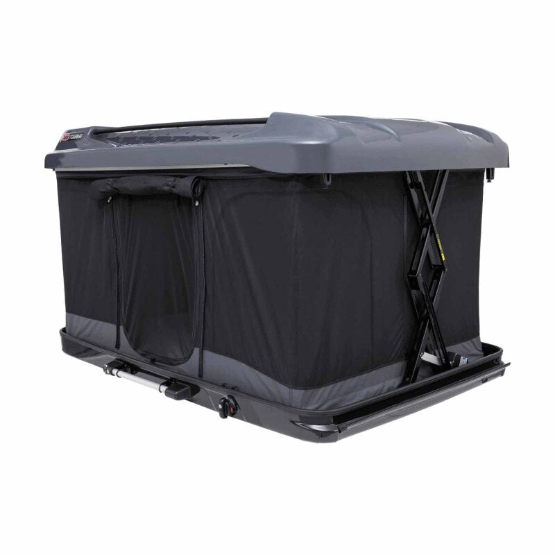 ARB Altitude rooftop tent interior showing dual-density mattress
