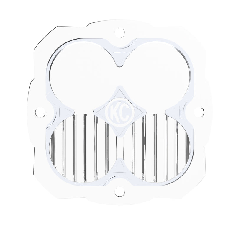 KC HiLiTES FLEX ERA 4 Replacement Lens - Combo Beam, Clear, shown with included parts