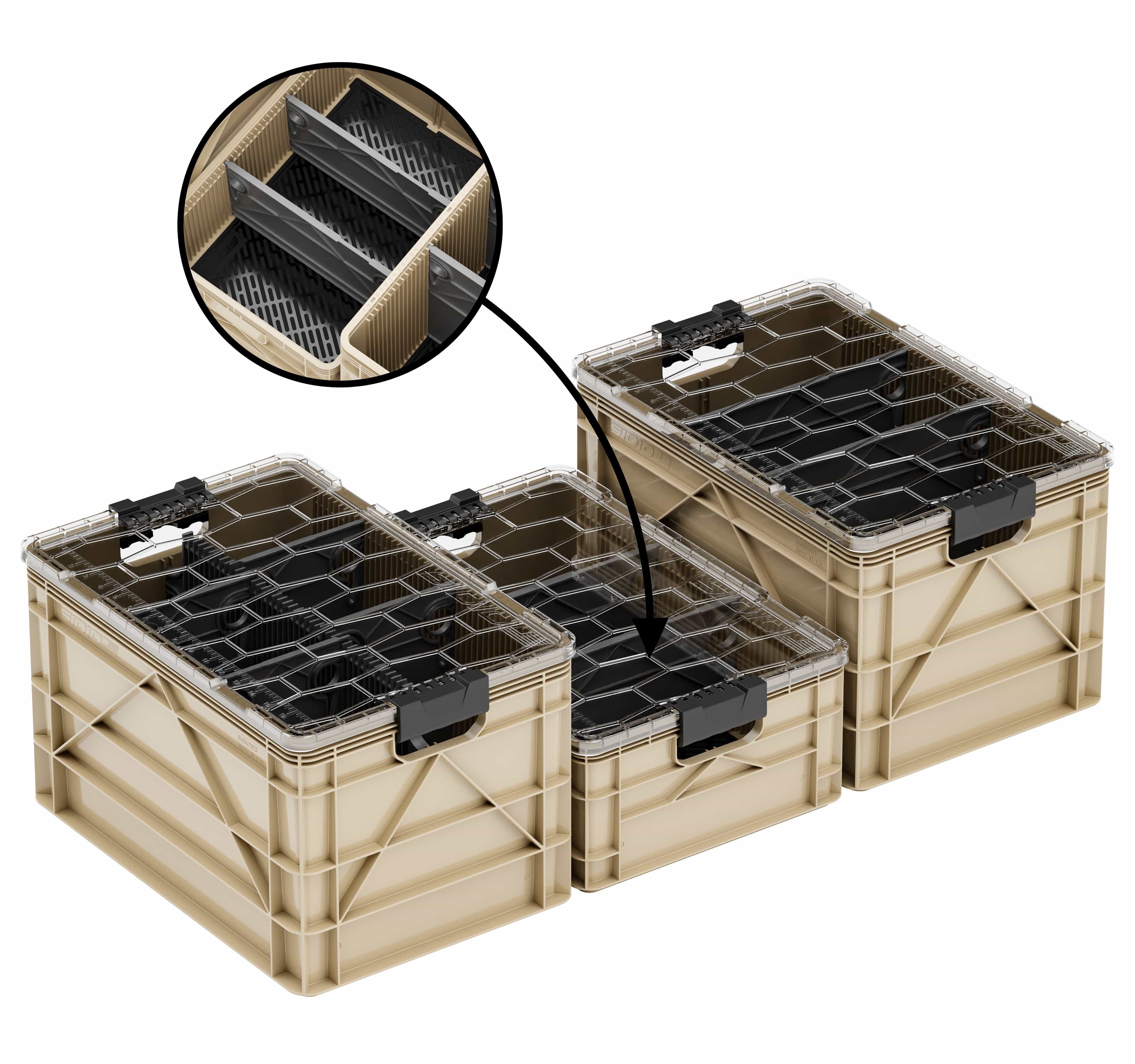 Pro Pack 2.0 Bundle Tan SidioCrate- Overland Kitted