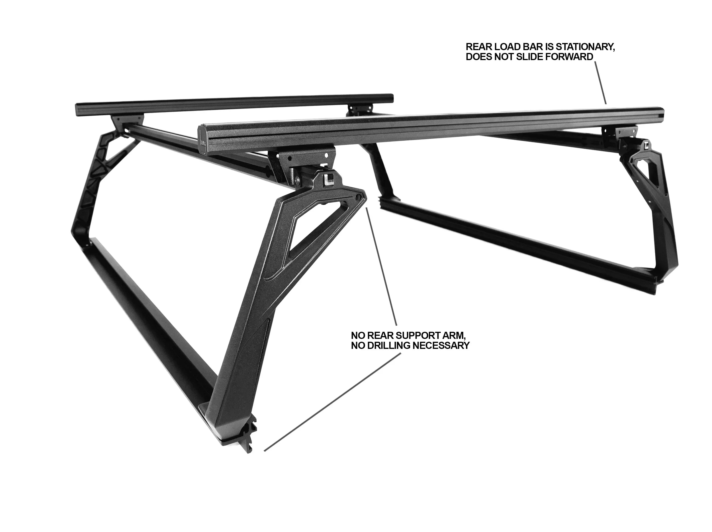 RAM Active Cargo System Bed Rack - FORGED NO DRILL