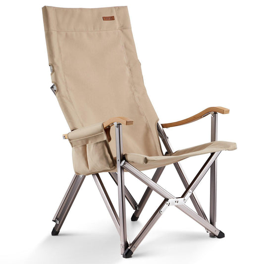 Hi1600L Folding Camping Chairs for Outside| ICECO Camel Camping ICECO- Overland Kitted