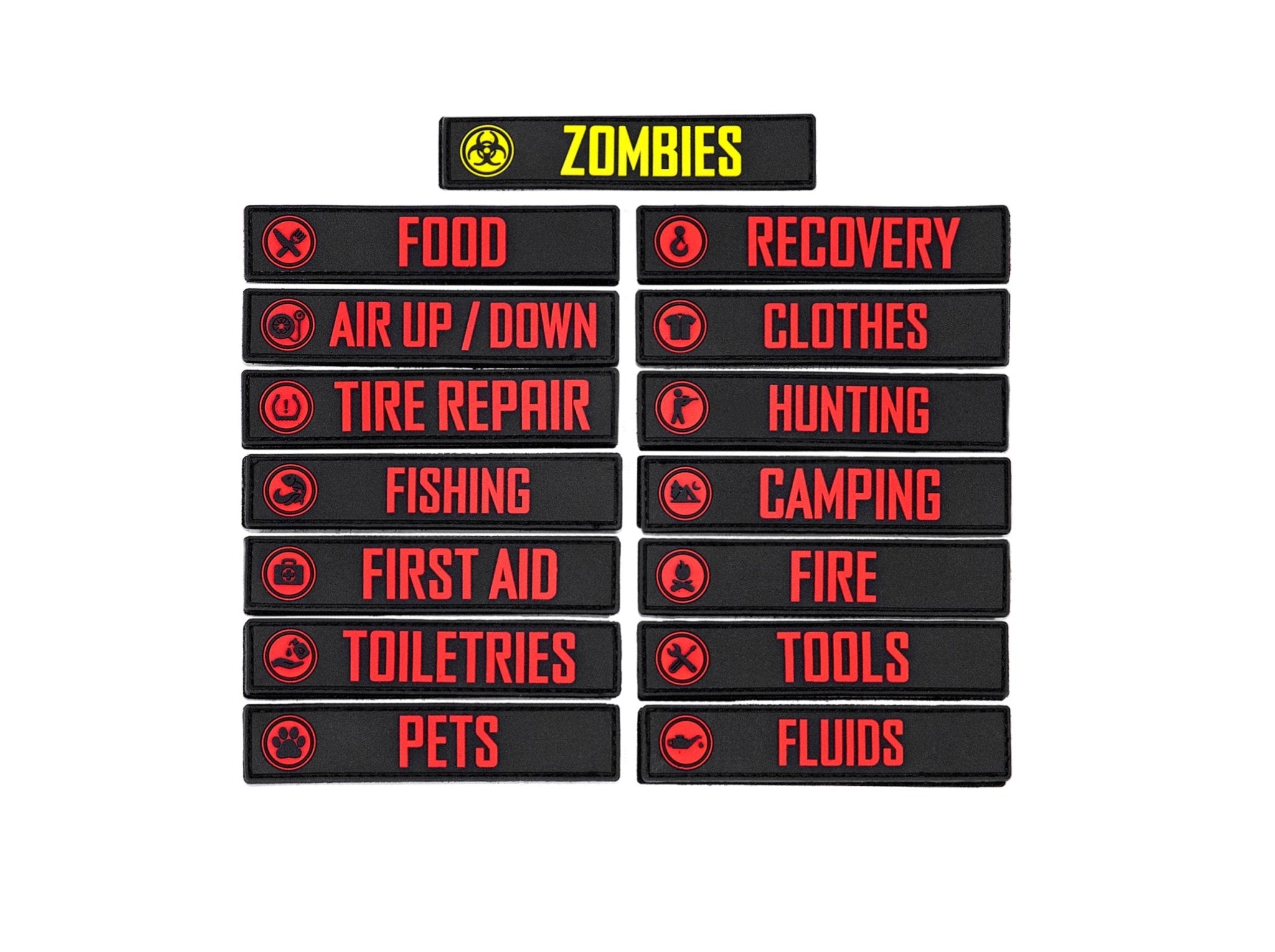 Leitner GearBAG PVC label patches full set