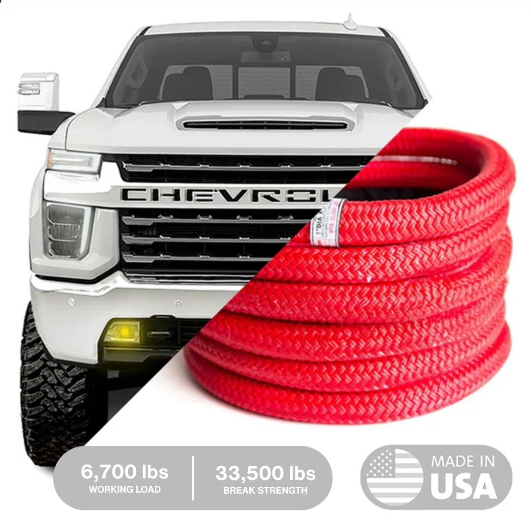 Hi-Vis Kinetic Recovery Rope