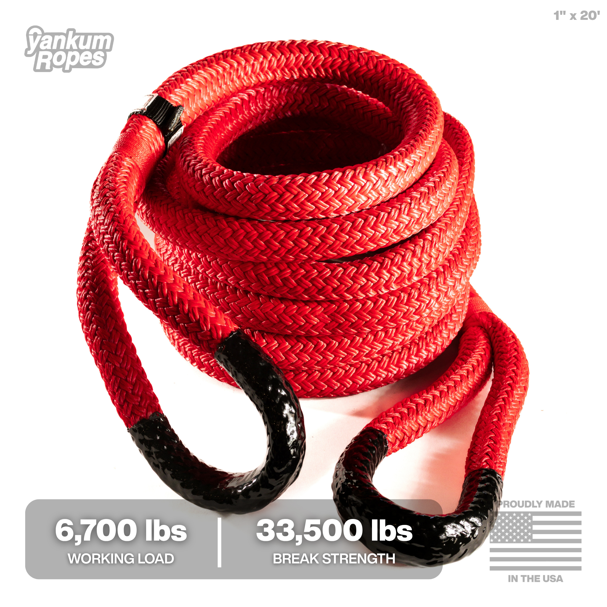 1" Kinetic Recovery Rope "Rattler"