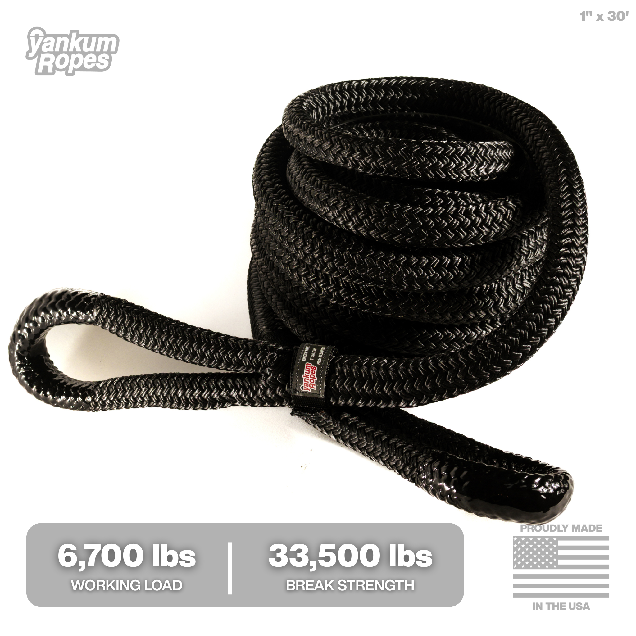 1" Kinetic Recovery Rope "Rattler"