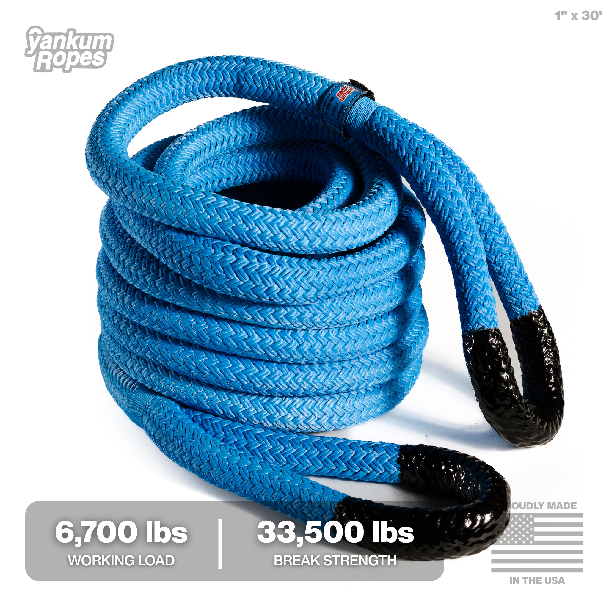 Hi-Vis Kinetic Recovery Rope