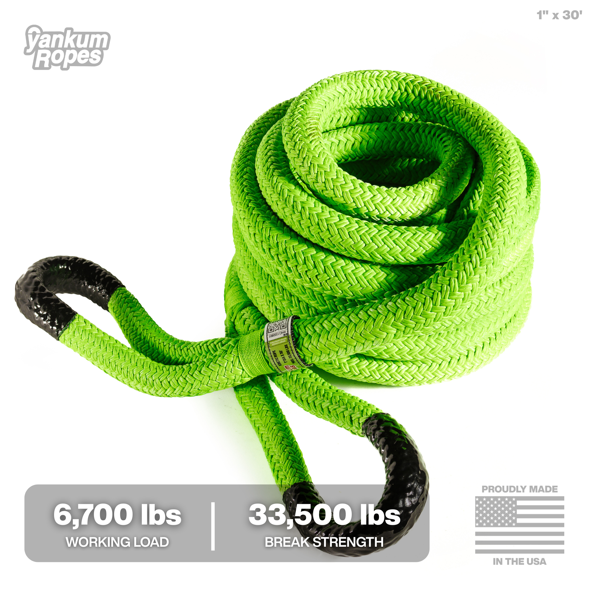 1" Kinetic Recovery Rope "Rattler"