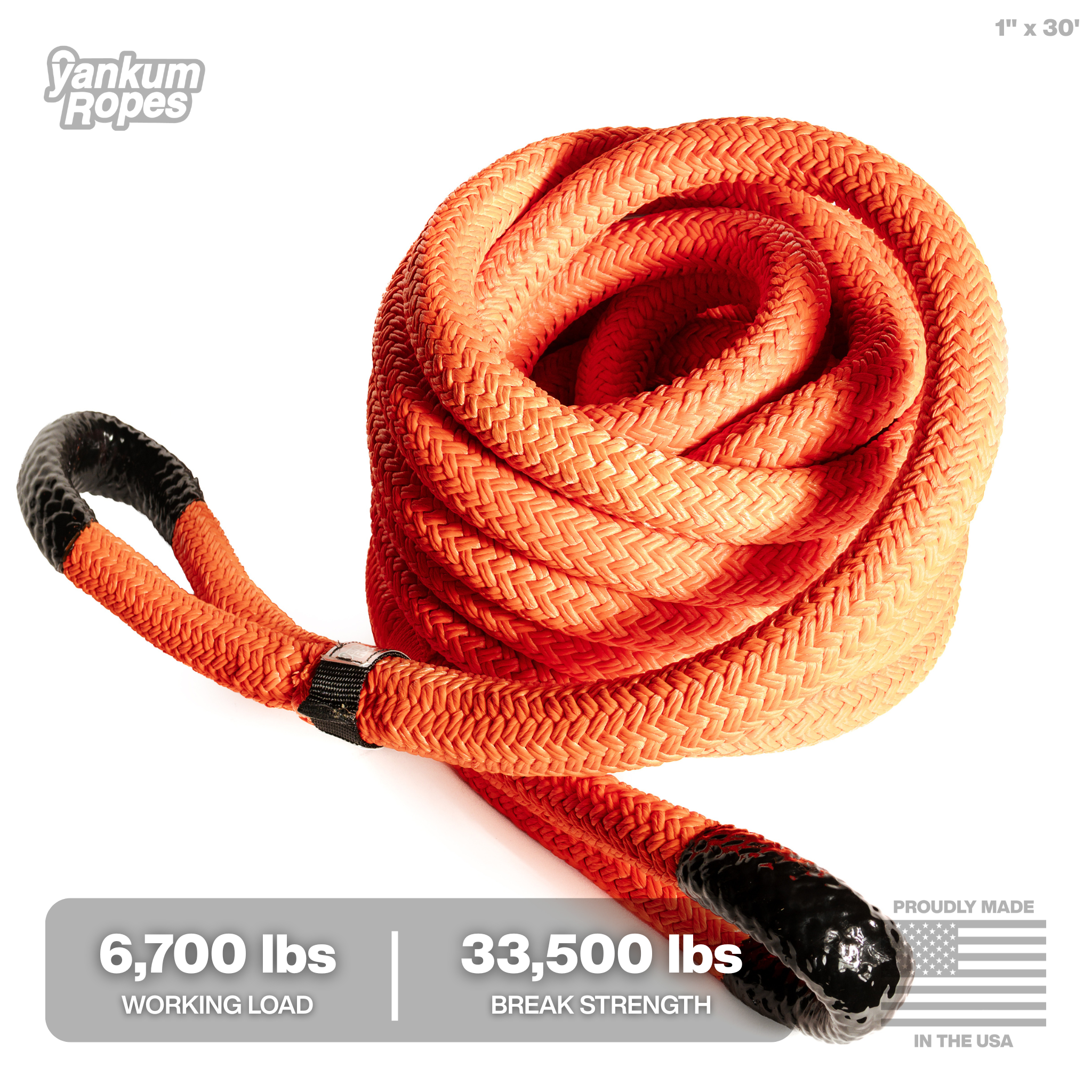 Hi-Vis Kinetic Recovery Rope
