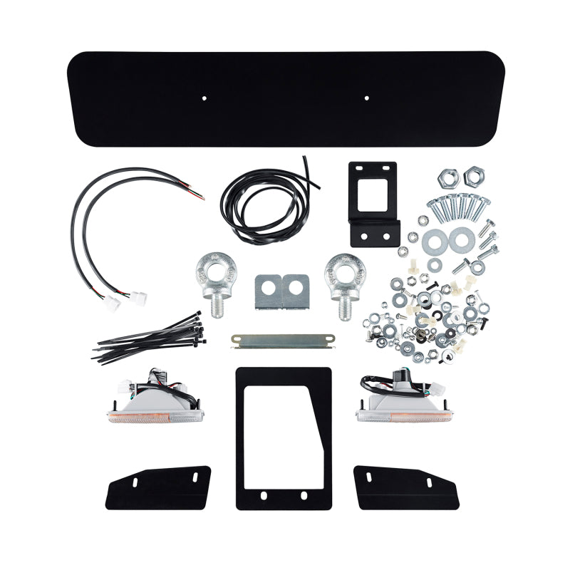 ARB Silverado 99-02 bull bar — wing and indicator detail