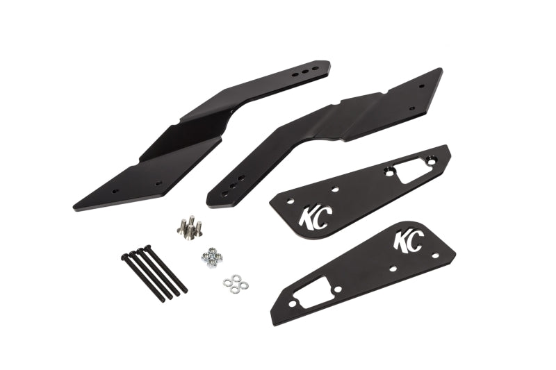 KC HiLiTES Pro6 LED Light Bar Mounting Bracket Set for Can-Am Maverick X3, detail view