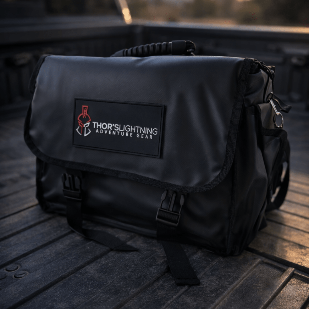 Thor's Lightning Air System storage bag – bag in a truck bed