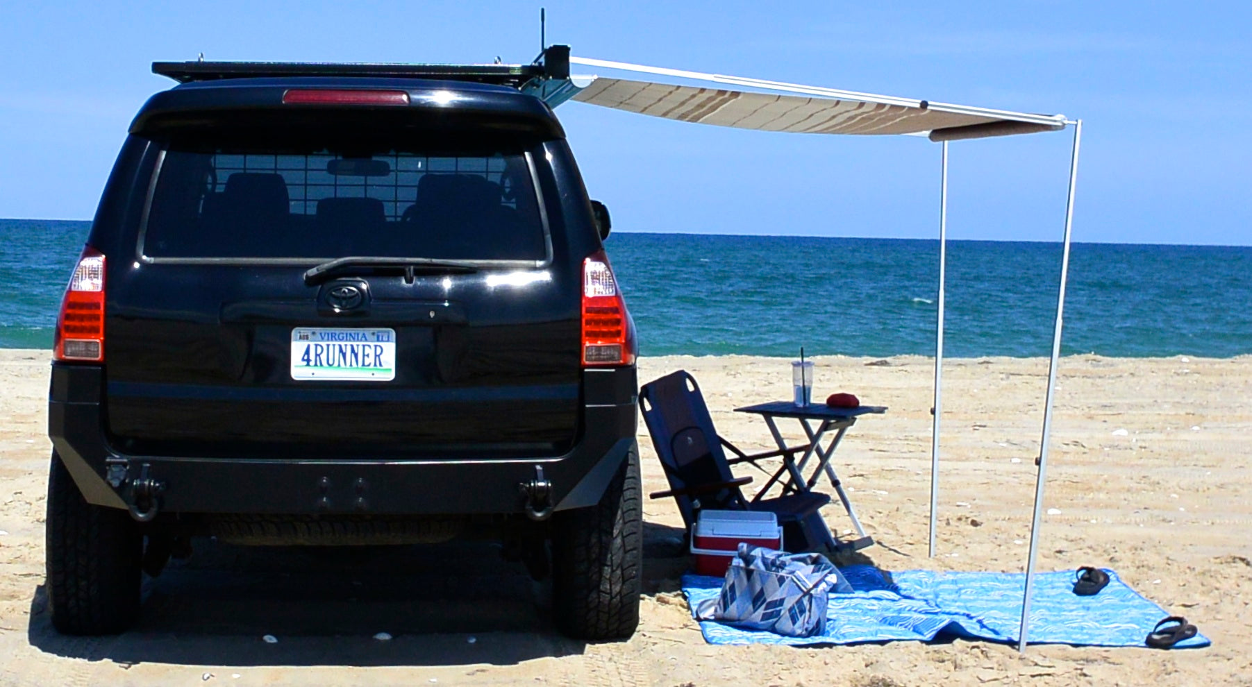 Toyota 4Runner 4th Gen K9 Roof Rack Kit Roof Rack Eezi-Awn- Overland Kitted