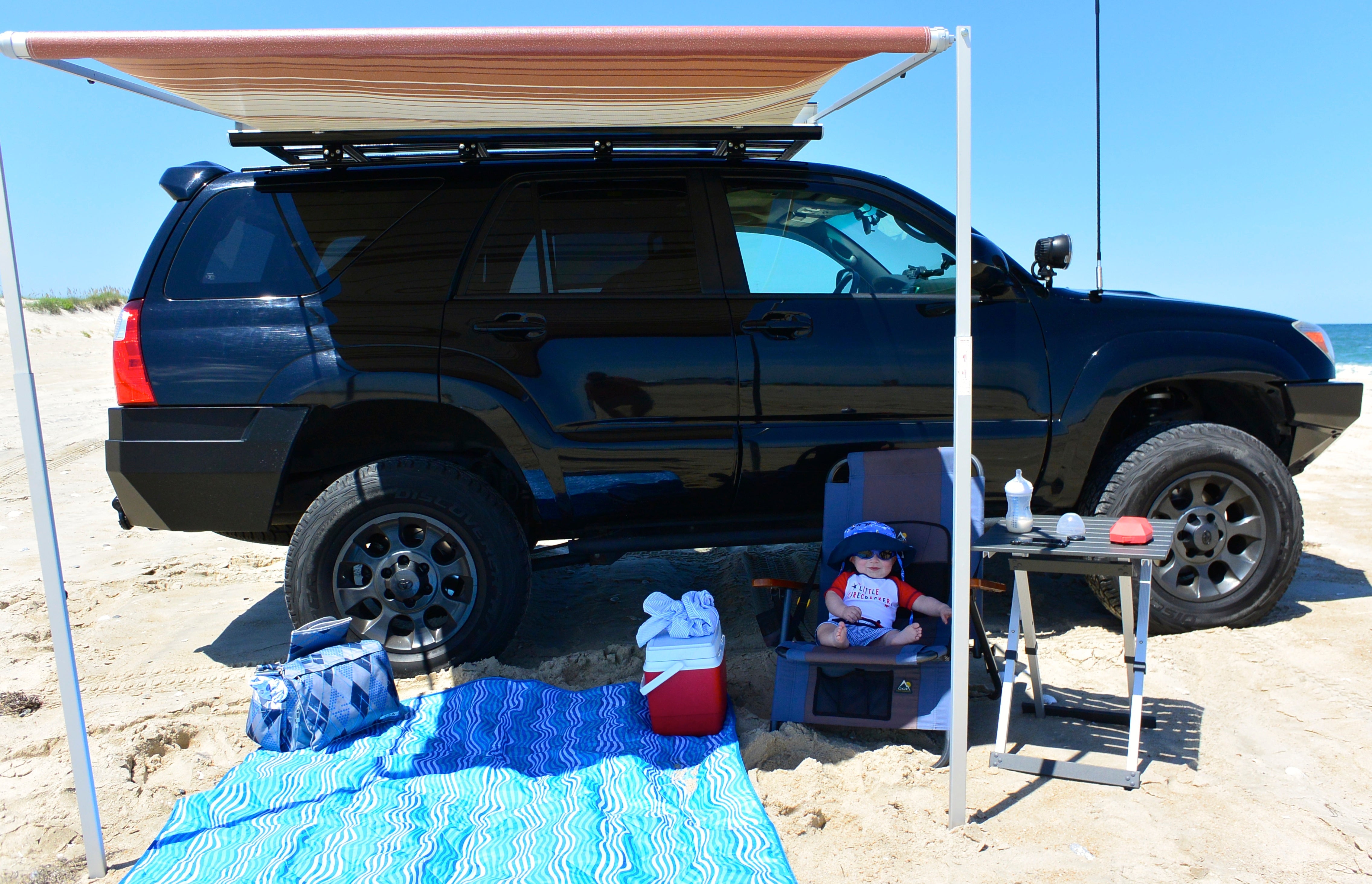 Toyota 4Runner 4th Gen K9 Roof Rack Kit Roof Rack Eezi-Awn- Overland Kitted