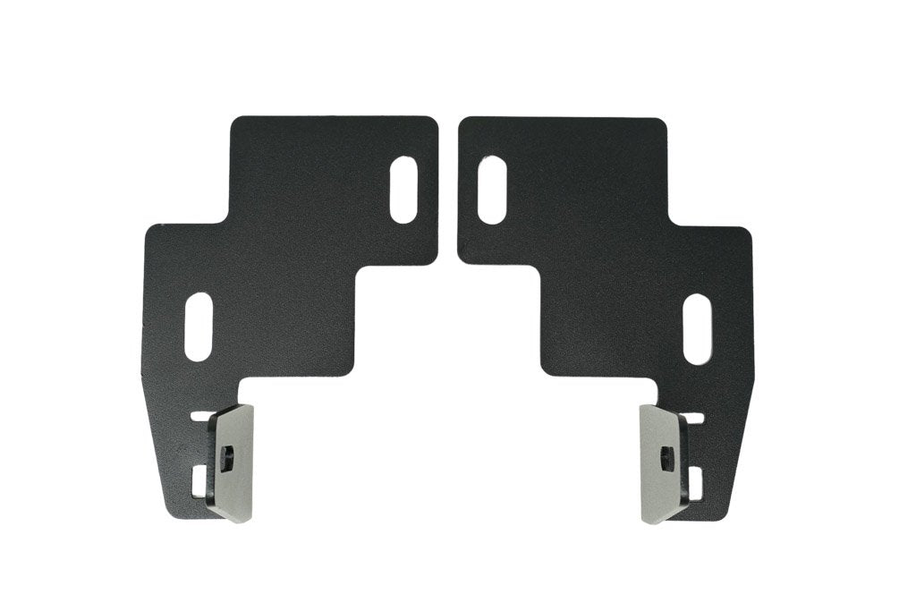 32" Lower Bumper Hidden LED Light Bar Mounting Brackets For 2014-2022 Chevy Colorado