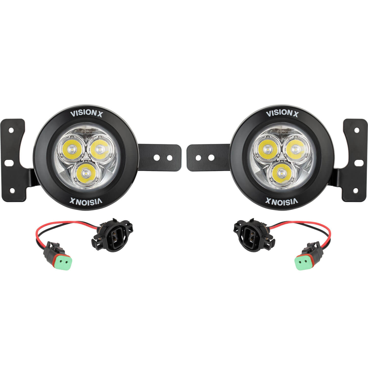 18+ Jeep JL / '20+ Jeep Gladiator Fog Light Kit with 3.7" Multi-LED Mini Cannons