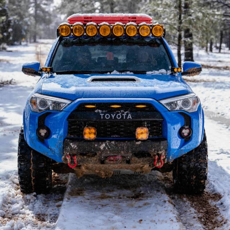 KC HiLiTES Fog Pocket Light Mount Kit 2012-2022 Toyota Tacoma / Tundra / 4Runner, side view
