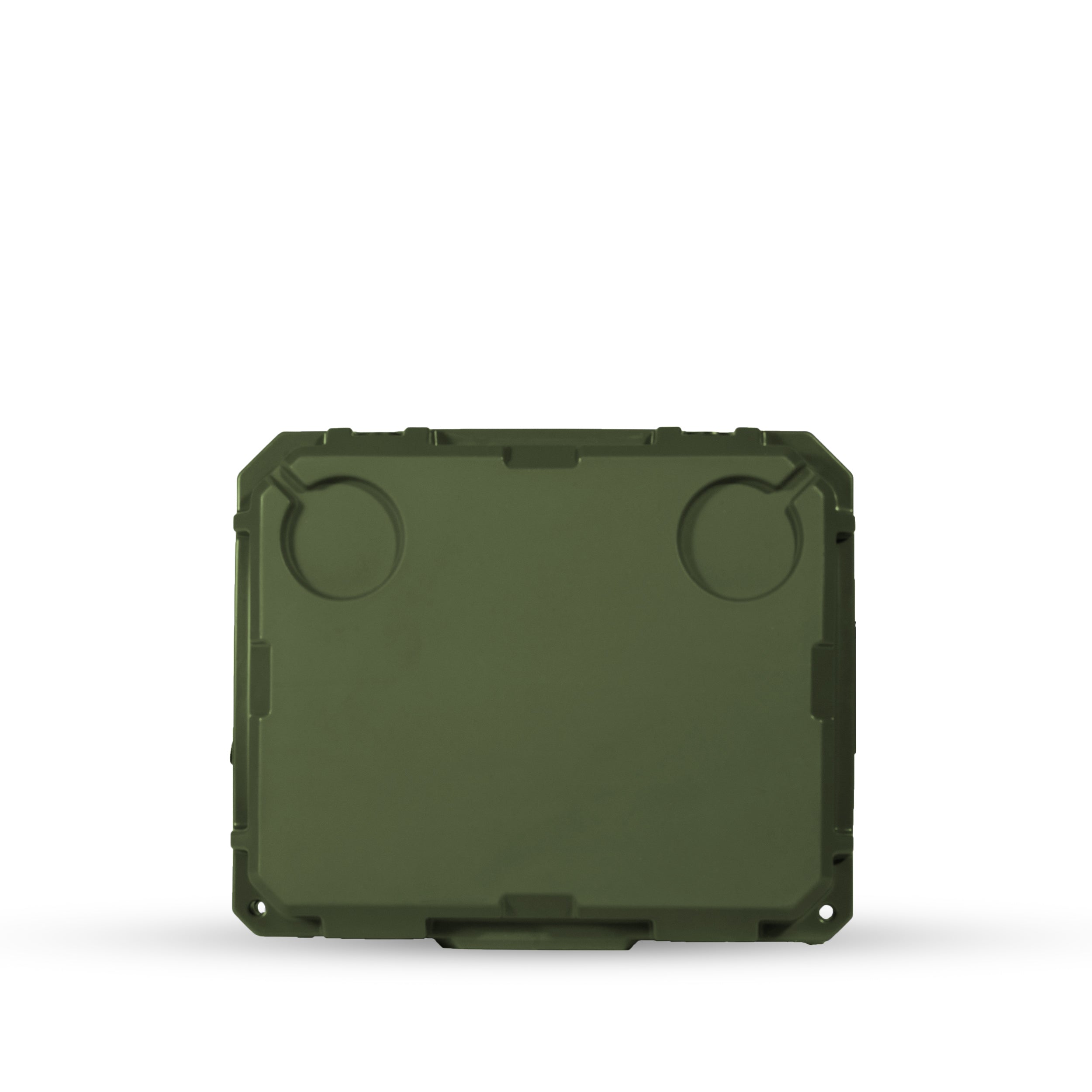 ROAM 20QT Rugged Drink Tank in OD Green, top-down view