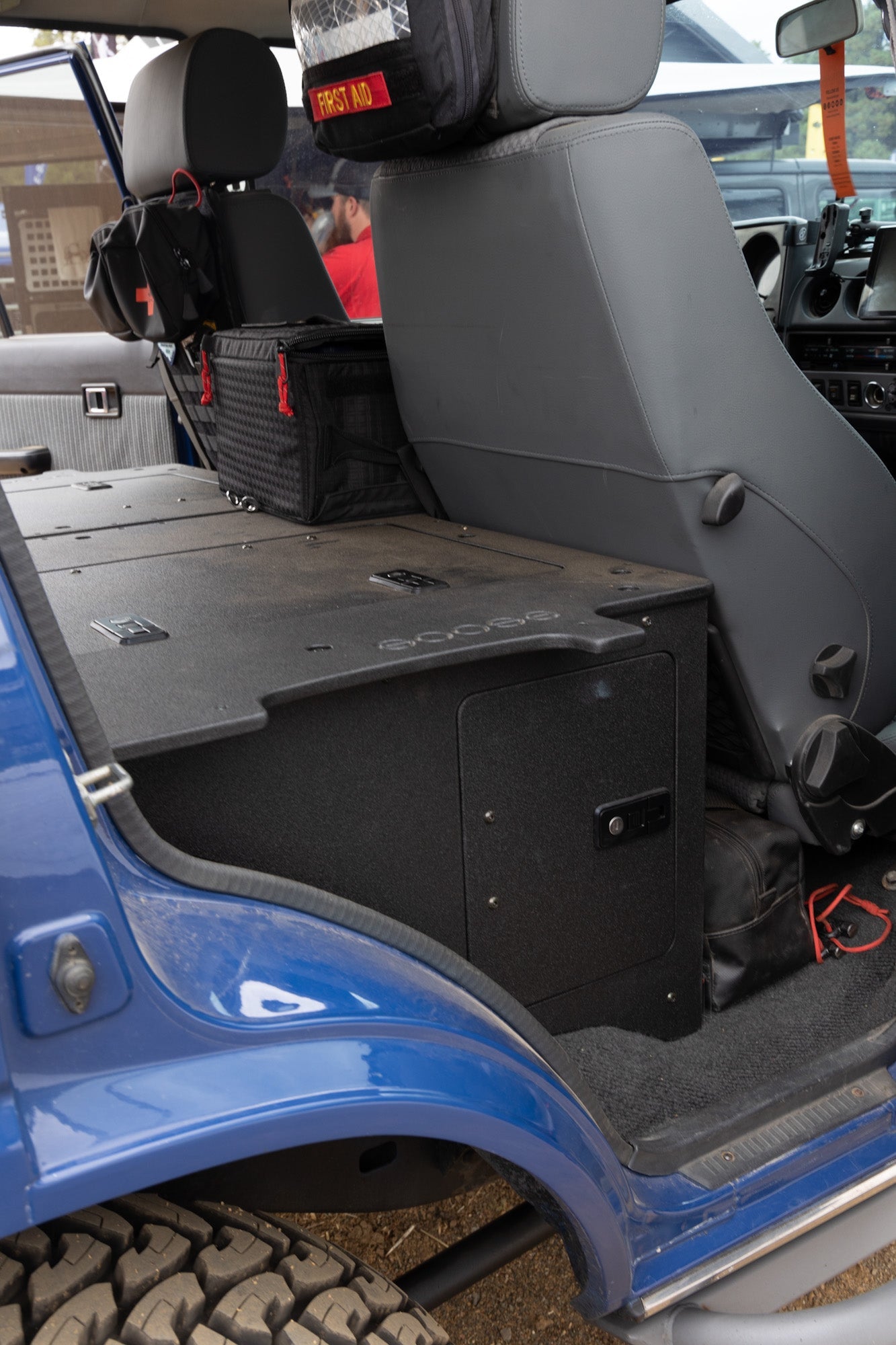 Toyota Land Cruiser 1980-1989 60 Series - Second Row Seat Delete Plate System - Module Height Seat Delete Plate System Goose Gear- Overland Kitted