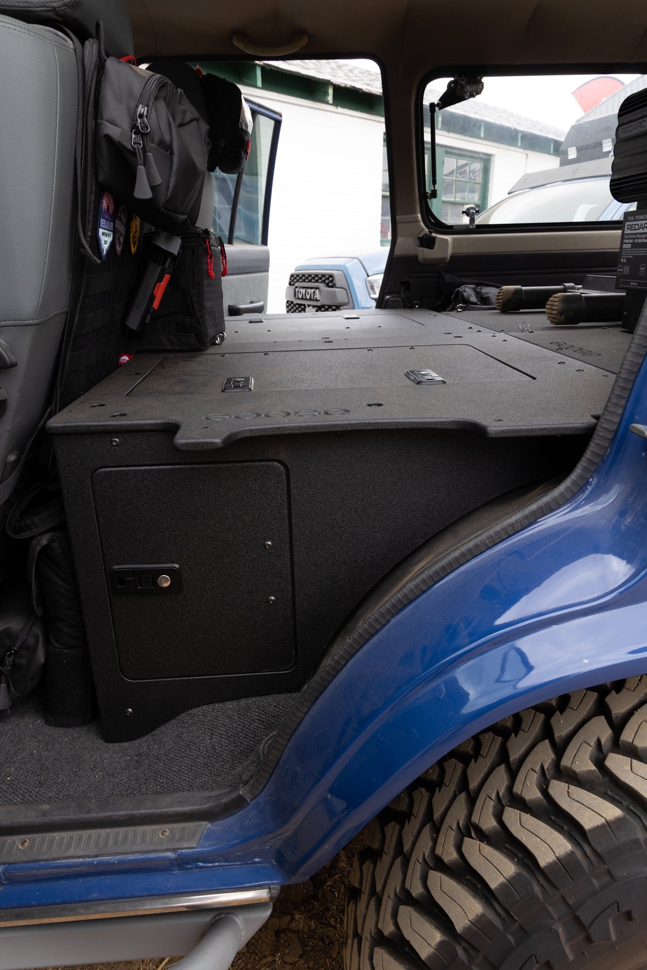Toyota Land Cruiser 1980-1989 60 Series - Second Row Seat Delete Plate System - Module Height Seat Delete Plate System Goose Gear- Overland Kitted