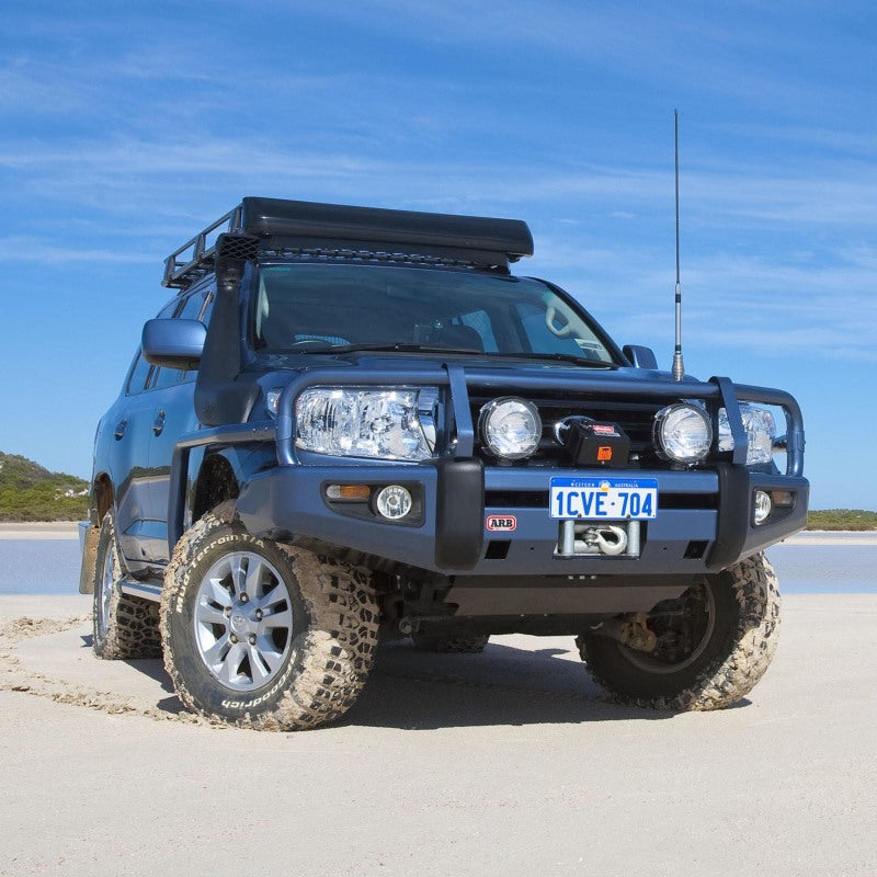ARB Winch Bull Bar for 2008-2011 Toyota Land Cruiser 200 Series — front elevation studio view