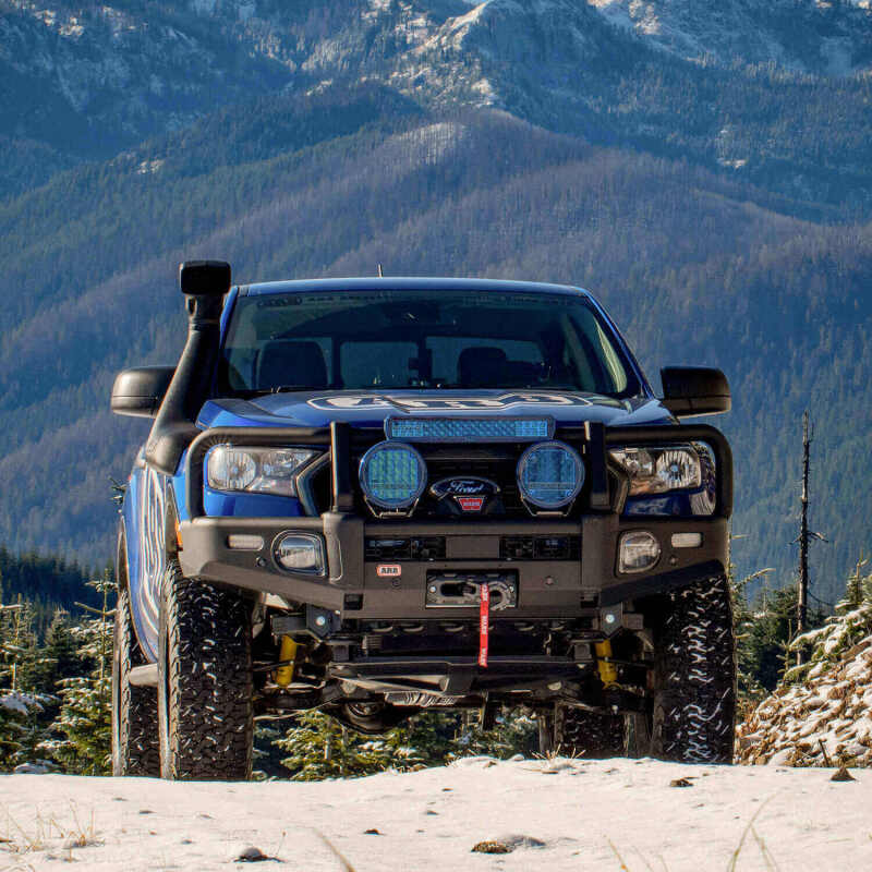 ARB Summit Ranger bumper fog light and surround detail