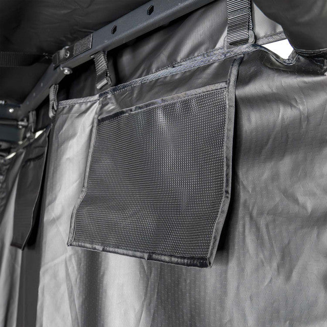 23ZERO Rask Camping Shower Tent mounted to the rear of a vehicle